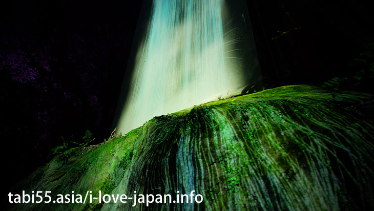 Universe of Water Particles on a Sacred Rock
