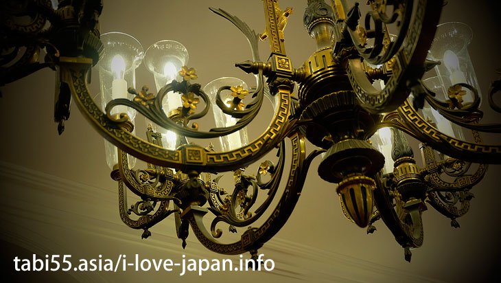  [National Designated Important Cultural Property] Houhei-Kan. Must see a plaster painting on the ceiling
